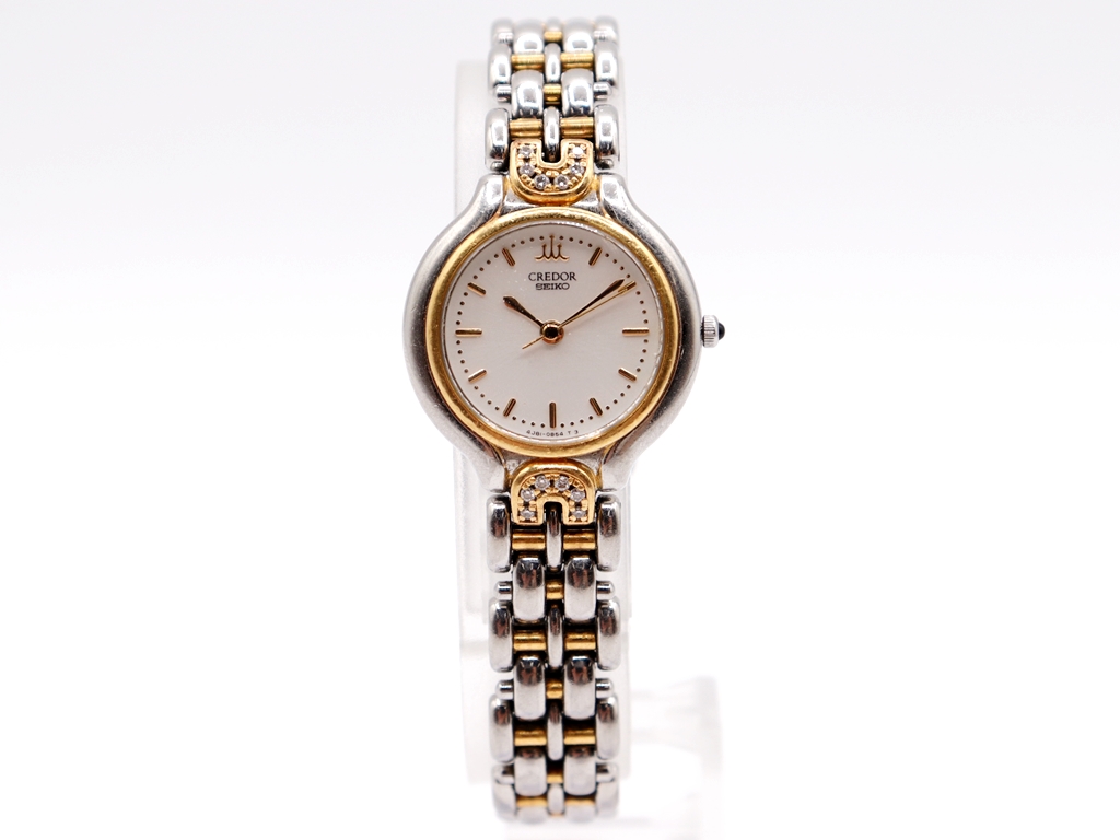 SEIKO セイコー CREDOR クレドール クォーツ腕時計 4J81-0A90