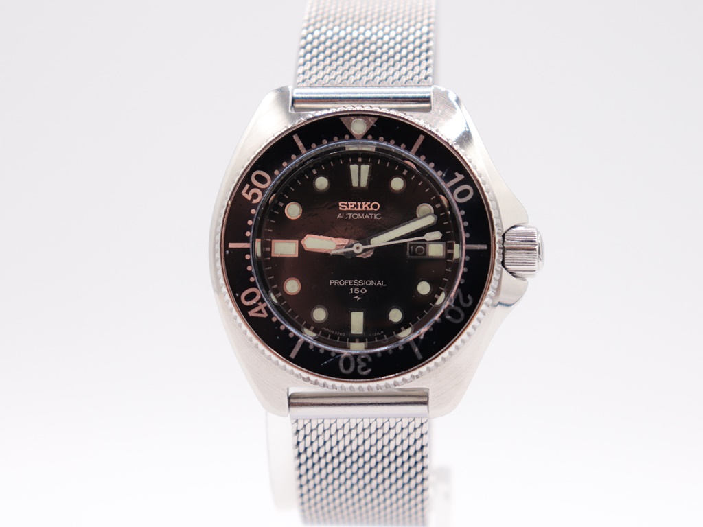 セイコー自動巻き時計 プロフェッショナルダイバー150m 2205-0769 JA