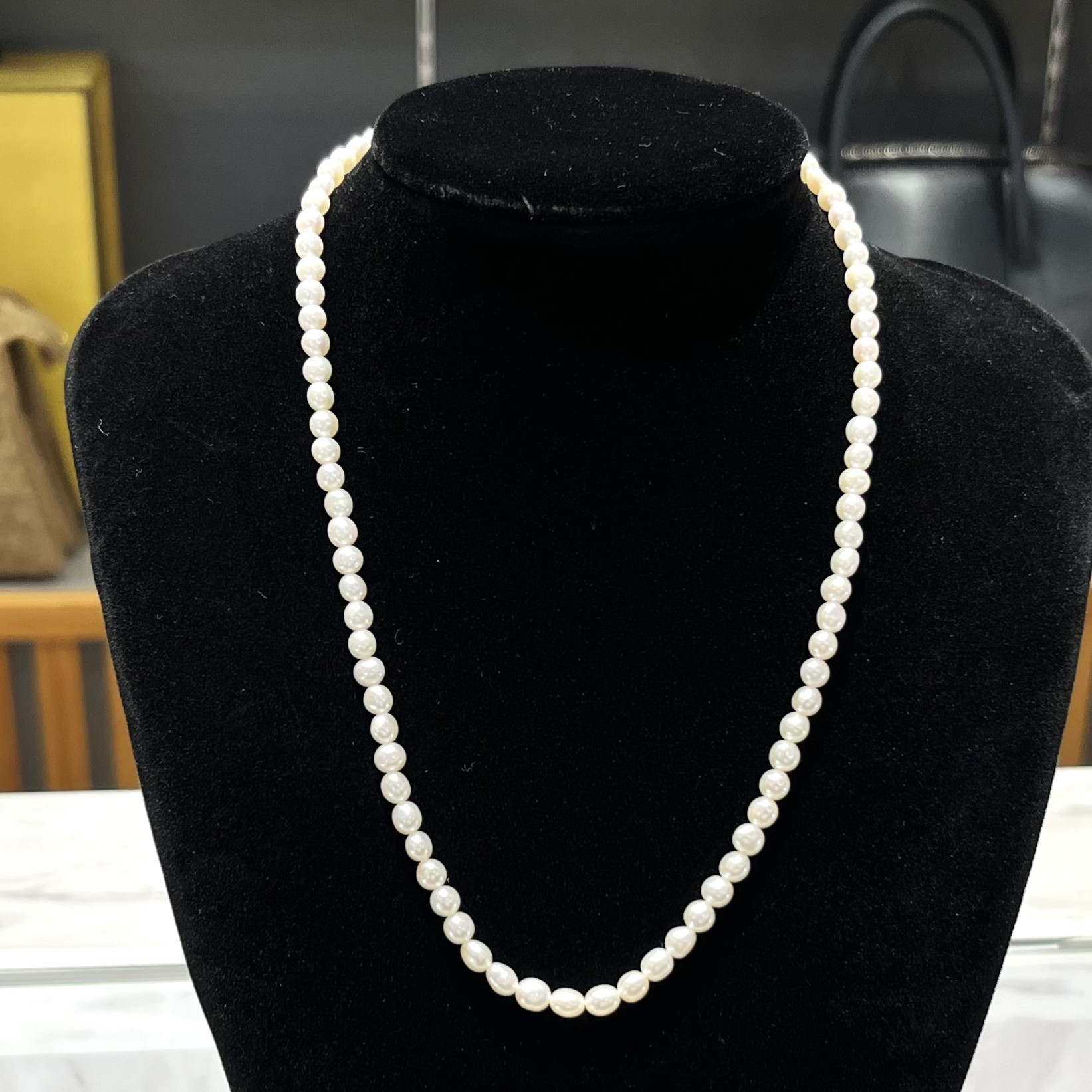 K18 D0.01ct✨田崎真珠 タサキ アコヤ ベビーパールネックレス8mm TASAKI高価買取】田崎真珠（タサキ）ベビーパールネックレスを査定