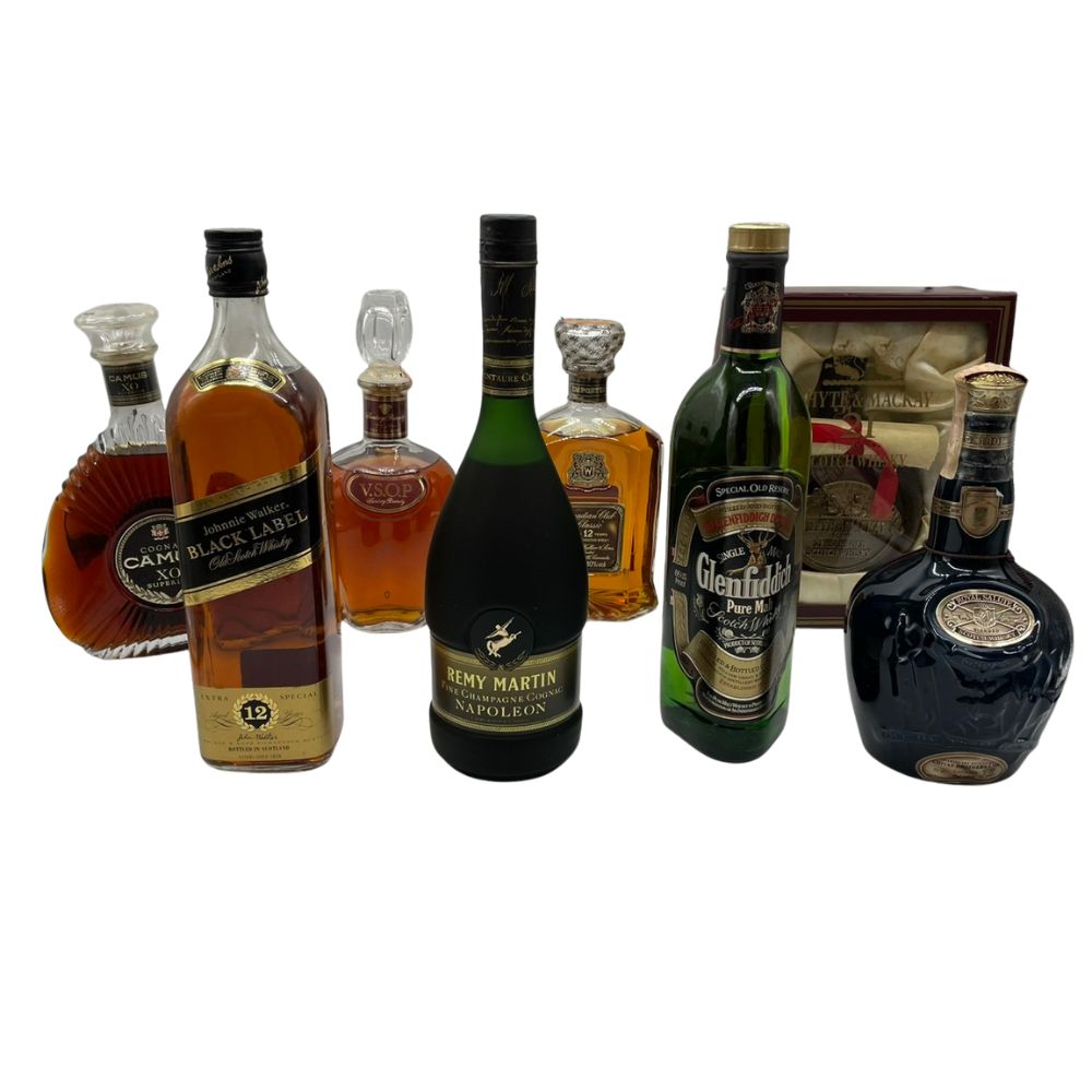 買取実績】ウイスキー・ブランデーなど計8本をお買取り｜神戸市西区