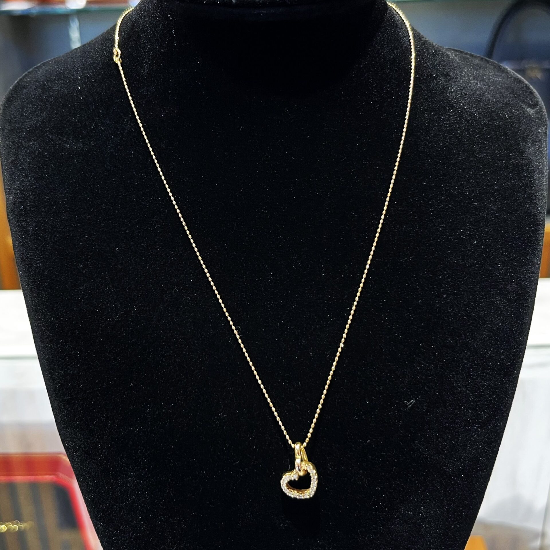 K18 ネックレス 買取】金相場が史上最高値圏へ！ダイヤ付ハート