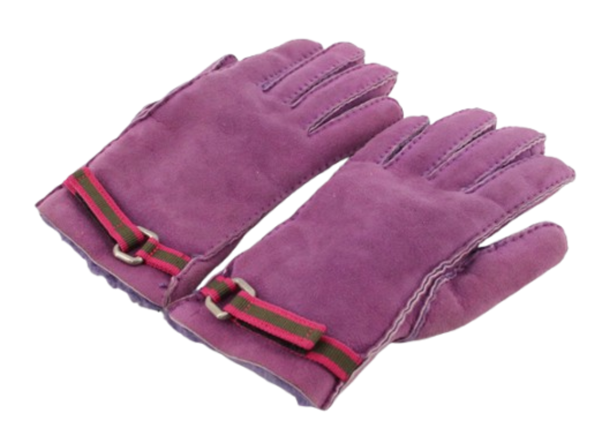 Miu Miu Archives Sheepskin Suede Gloves (1)