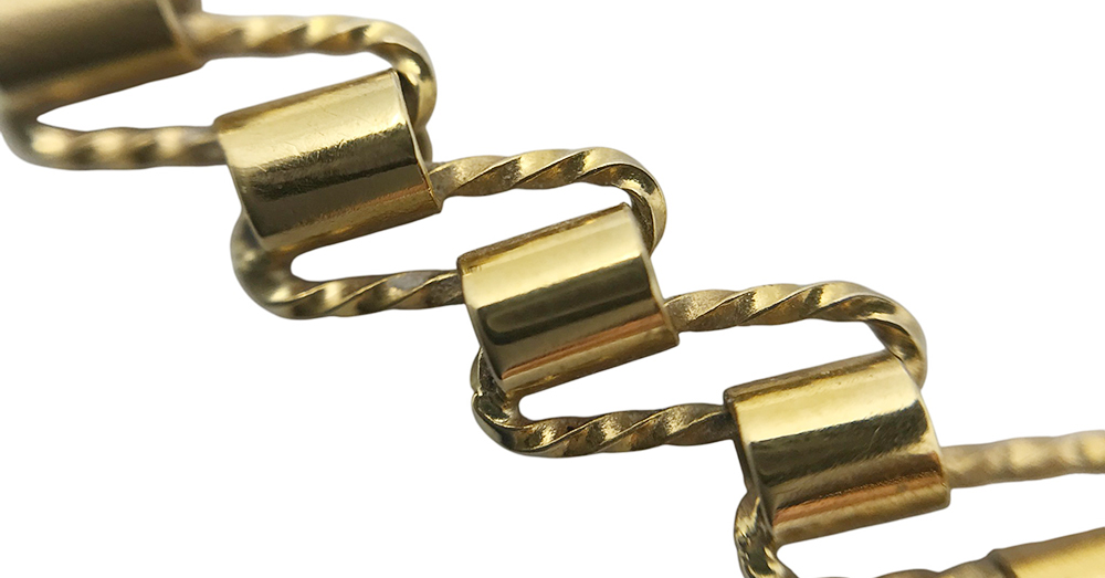 買取実績K18ブレスレット※破損あり