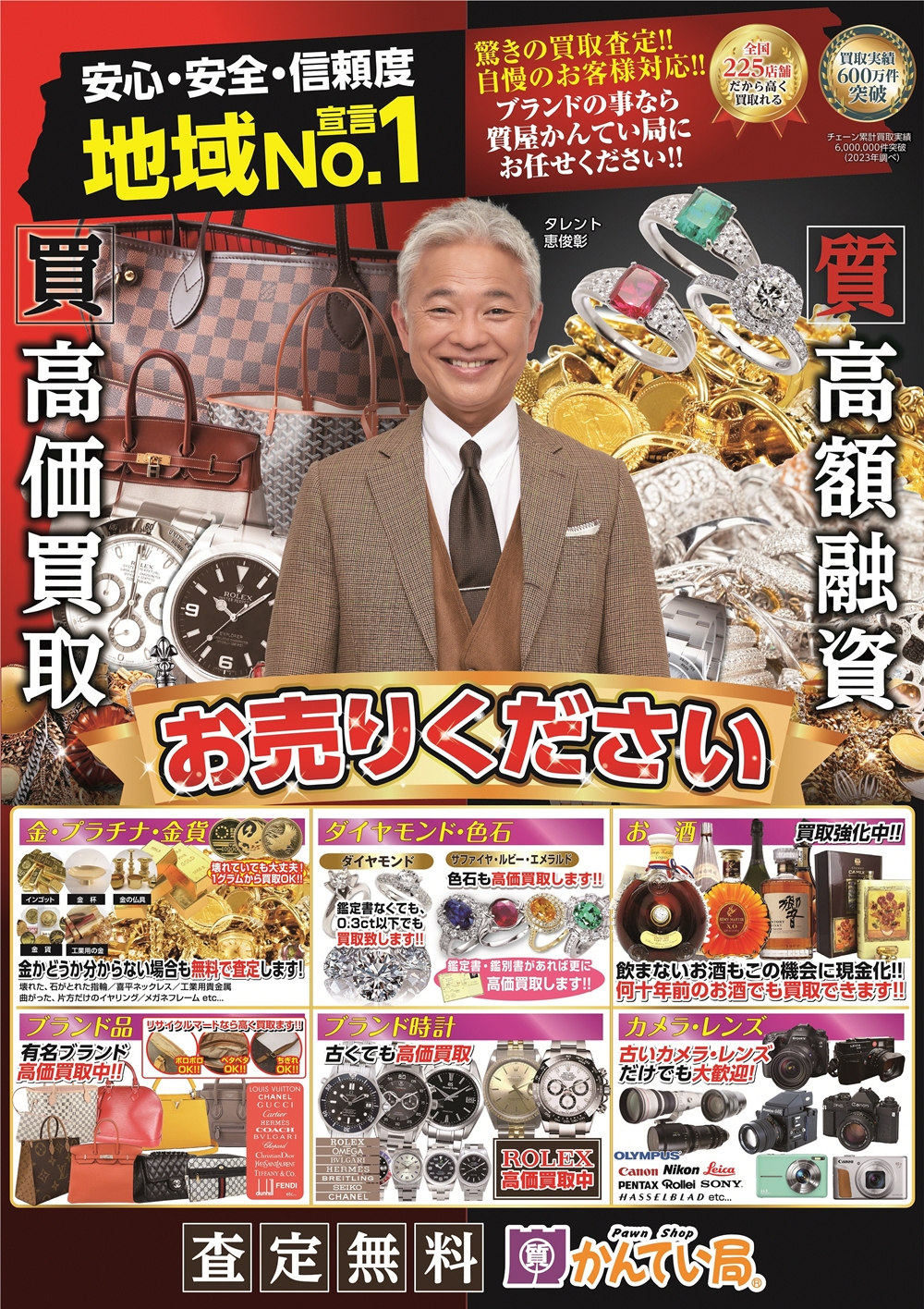 高価買取・高額融資