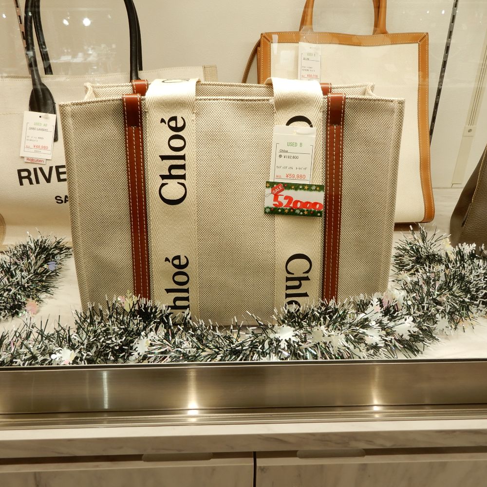 ★期間限定セール Chloé トートバッグ ベージュ キャンバス Chloe トートバッグが特別価格に!! | お知らせ | 質屋かんてい局 松戸