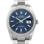 ロレックス デイトジャスト36 ブルー文字盤 Ref.126200