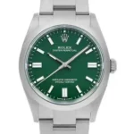 ロレックス オイスターパーペチュアル36 グリーン文字盤 Ref.126000