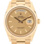 ロレックス デイデイト36 シャンパン文字盤 Ref.128238