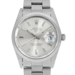 ロレックス オイスターデイト シルバー文字盤 Ref.15200