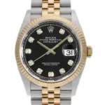 ロレックス デイトジャスト36 黒文字盤 Ref.126233G