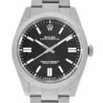 ロレックス オイスターパーペチュアル41 黒文字盤 Ref.124300