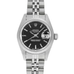 ロレックス オイスターデイト 黒文字盤 Ref.79190