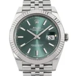 ロレックス デイトジャスト41 ミントグリーン文字盤 Ref.126334