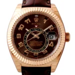 ロレックス スカイドゥエラー ブラウン文字盤 Ref.326135