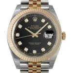 ロレックス デイトジャスト41 黒文字盤 Ref.126333G
