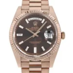 ロレックス デイデイト40 チョコレート文字盤 Ref.228235A