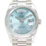 ロレックス デイデイト36 アイスブルー文字盤 Ref.128236