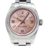 ロレックス デイトジャスト26 ピンク文字盤 Ref.176200
