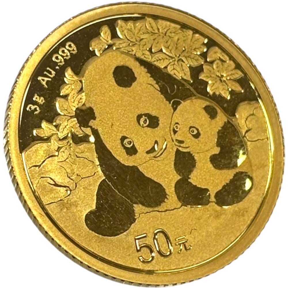 山形 金 プラチナ（GOLD PLATINUM）質入】 パンダ金貨 2024 50元 K24の