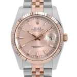 ロレックス デイトジャスト ピンク文字盤 Ref.116231