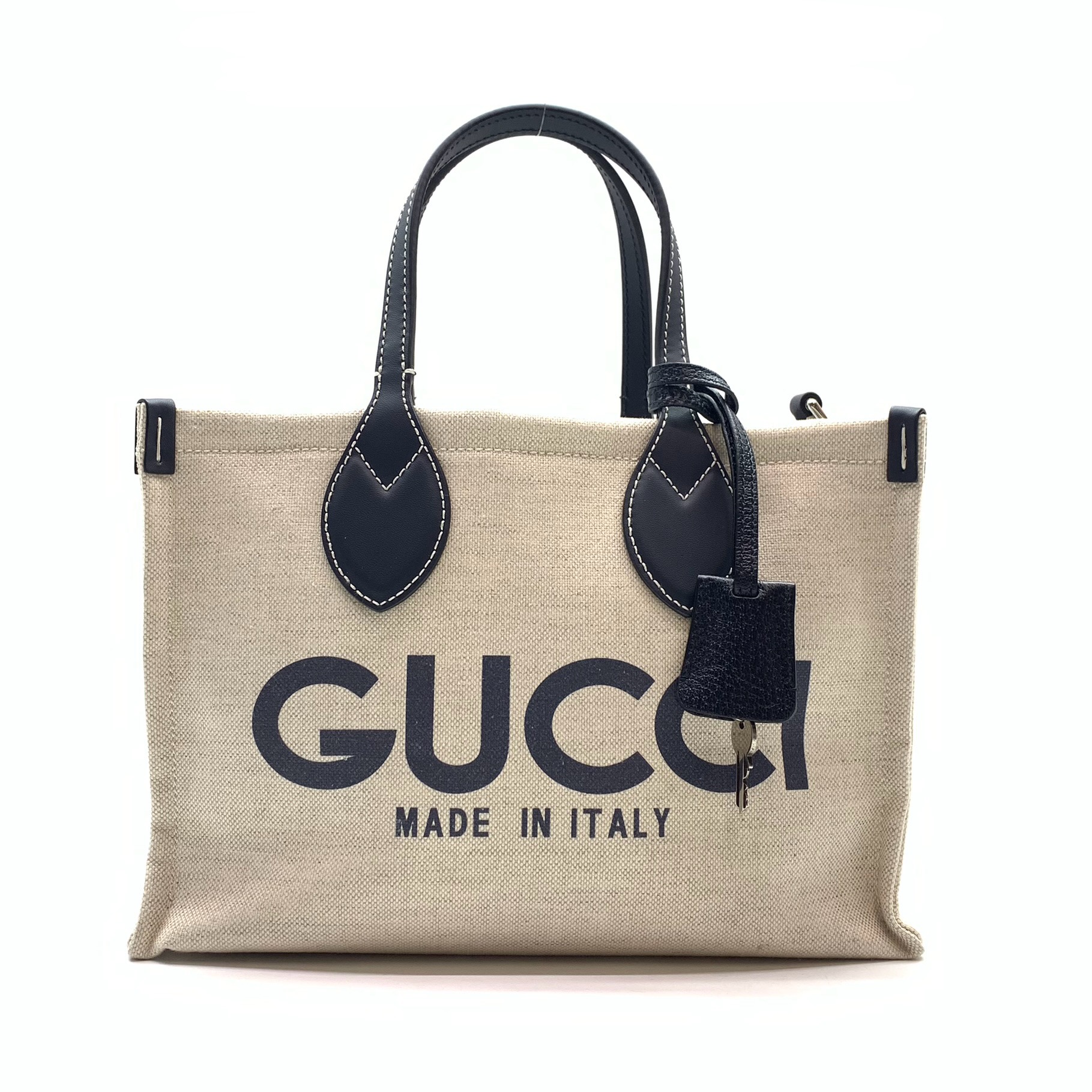 GUCCI グッチ 772144 ロゴプリント キャンバス ミディアム トート