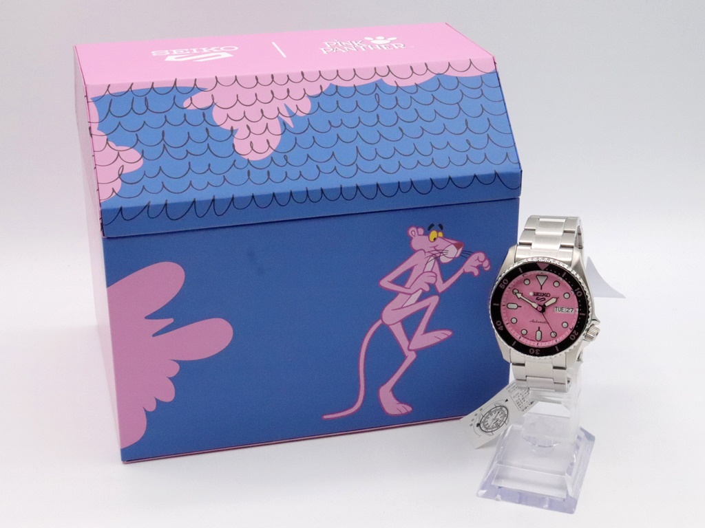 セイコー 5スポーツ ピンクパンサー 4R36-18B0 | 買取実績 | 質屋かん
