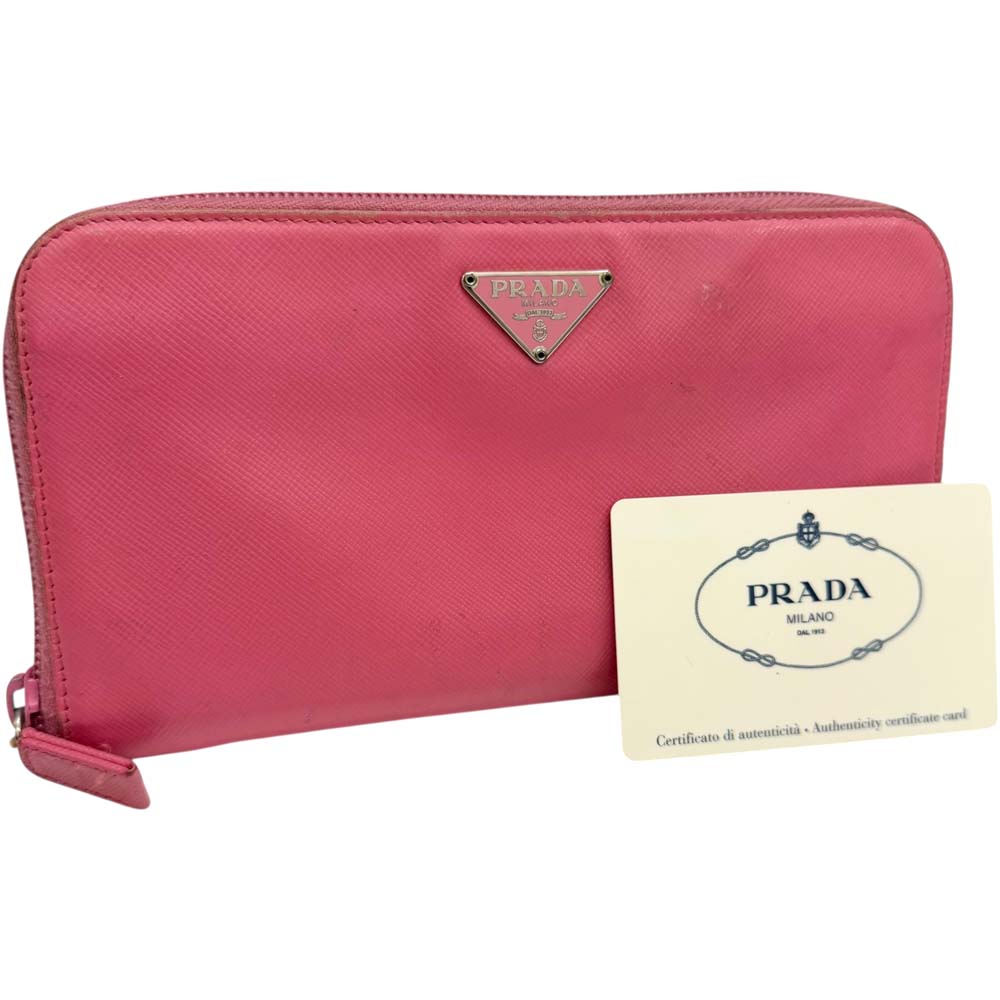 泉区 プラダ（PRADA）買取】 M506A ラウンドファスナー長財布の買取
