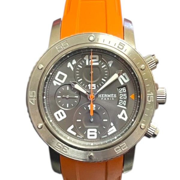HERMES|エルメス】【CP2.941|クリッパー|ダイバー|クロノグラフ|メンズ