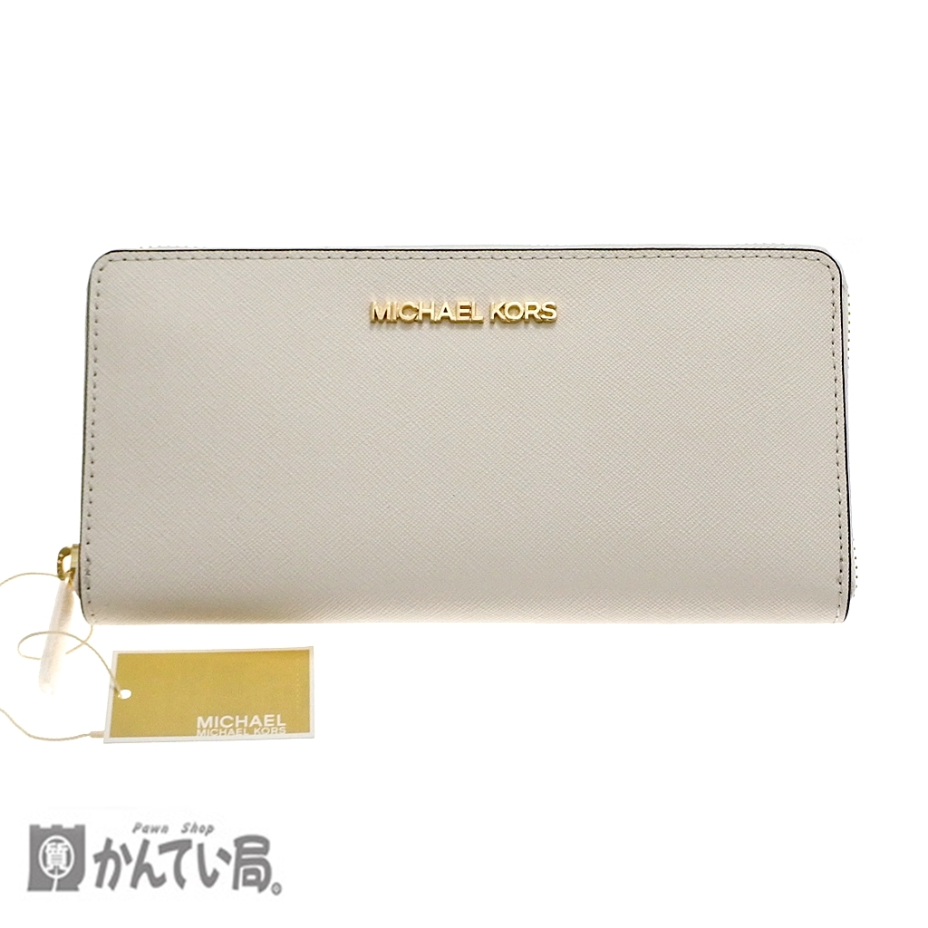 未使用品 MICHAEL KORS マイケルコース ラウンドファスナー長財布