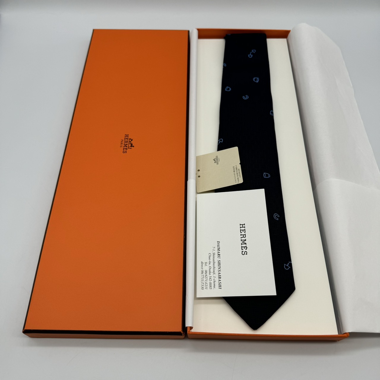 【極美品多数】HERMES エルメス　ネクタイ空箱まとめ売り　11点 美品 HERMES ネクタイ ワンポイント 8cm メンズ エルメス – Rehello by