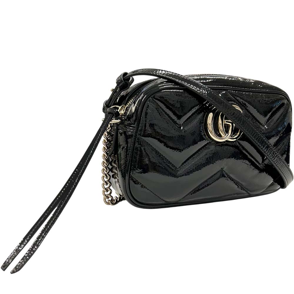 専用✨希少✨GUCCI 【グッチ】ヴインテージGパテントレザーショルダーバッグ m26-329-1.jpg