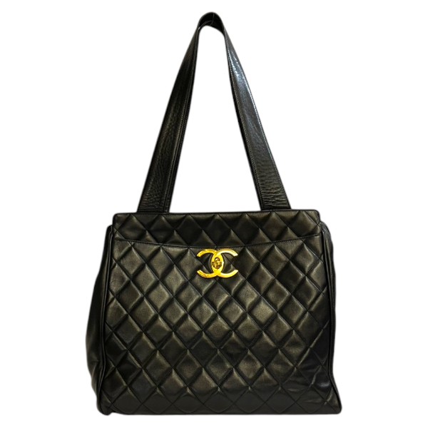 CHANEL|シャネル】【ラムスキン|ターンロック|ココマーク|マトラッセ