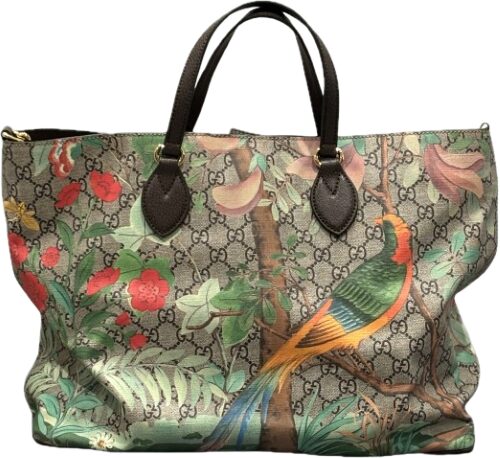 GUCCI（グッチ）ティアンプリント ソフト GGスプリーム トートバッグ