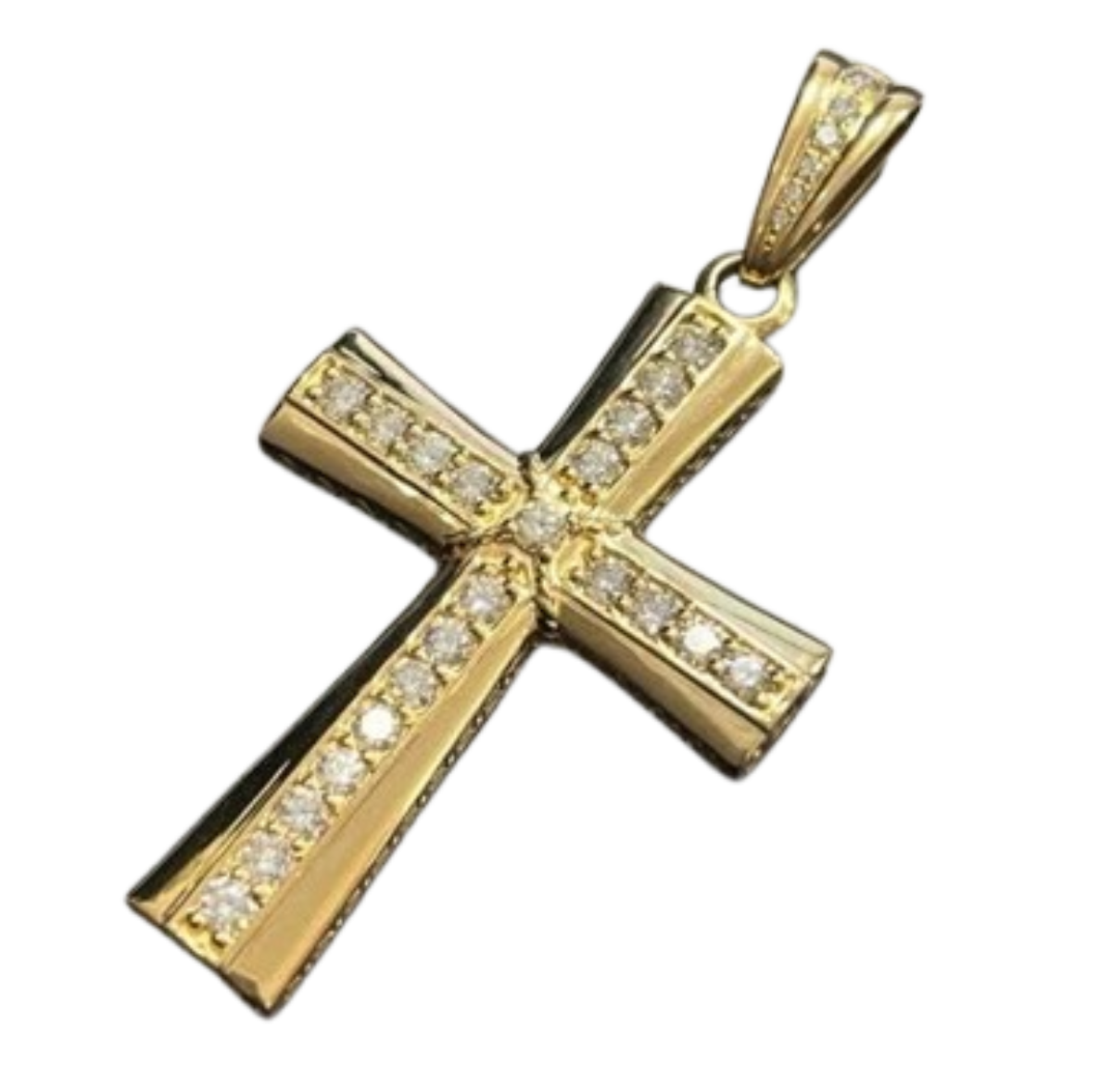 K18 Gold 2.50ct Diamond Pendant Top