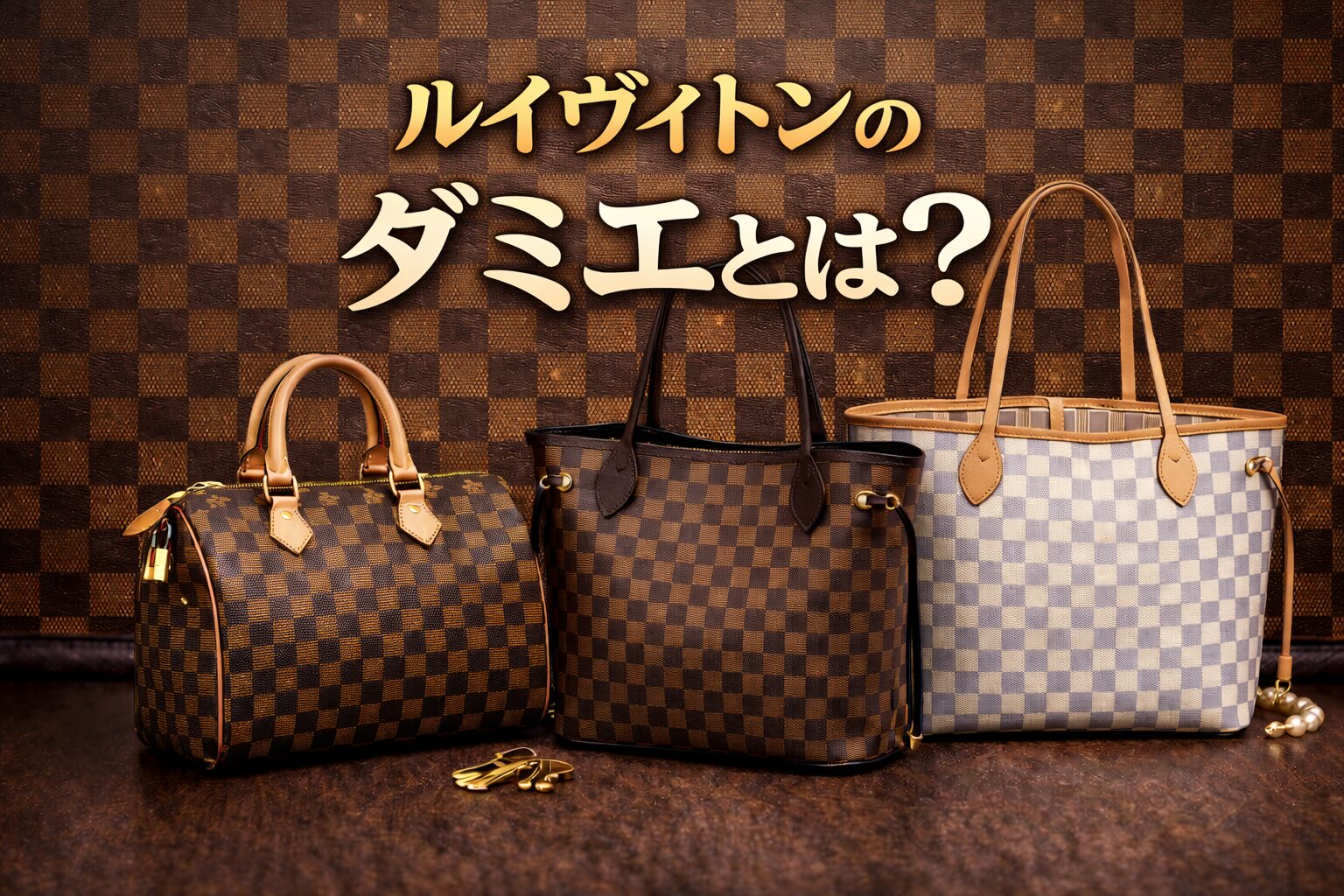ルイヴィトンの人気ライン ダミエ アズール