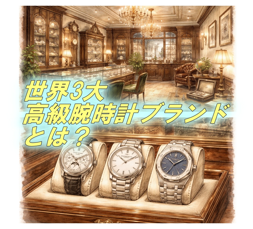 世界三大時計ブランドとは