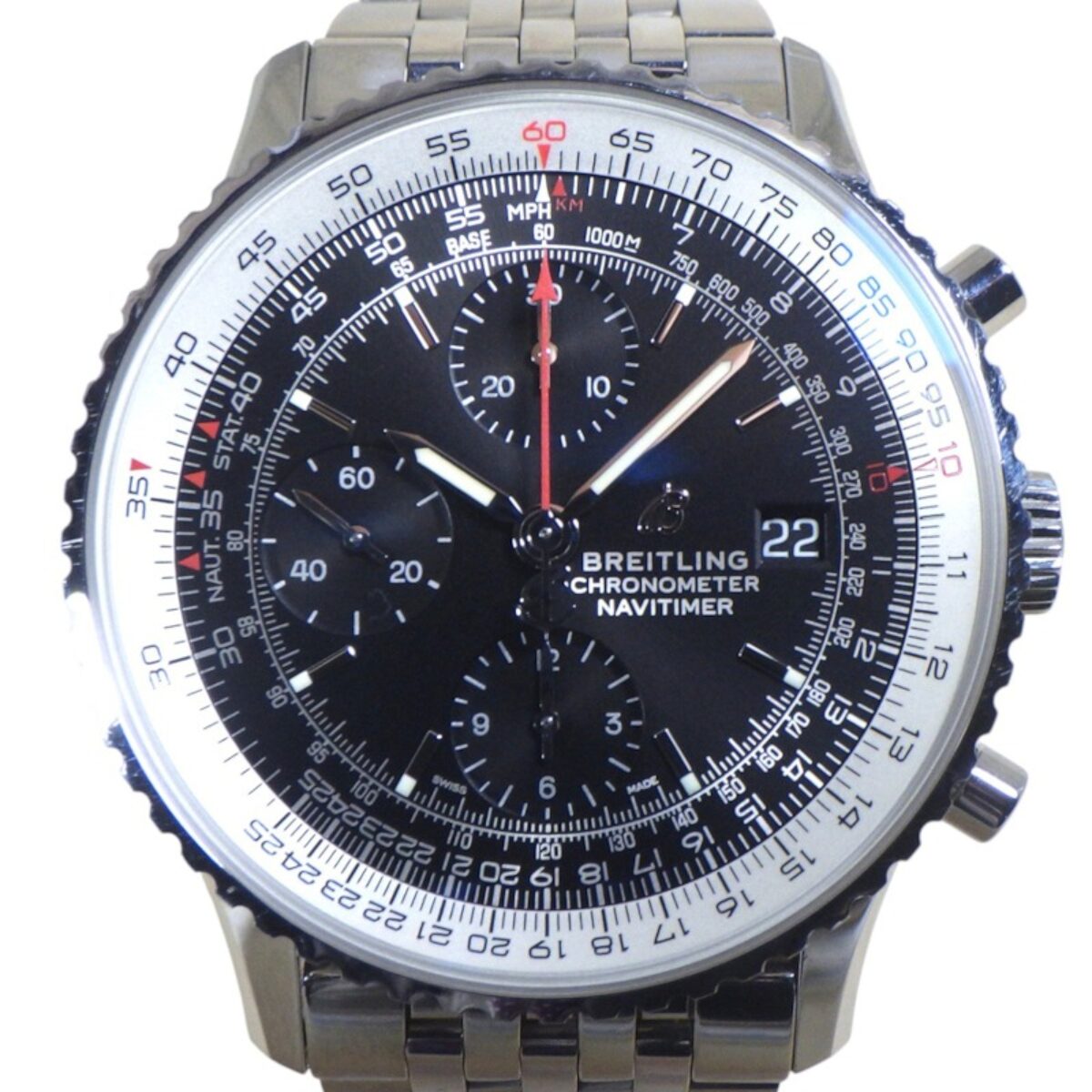 定価50万以上！BREITLINGプルトン電池交換済みデジタルクウォーツ 楽天市場】電池交換済 BREITLING ブライトリング クロノセクスタント