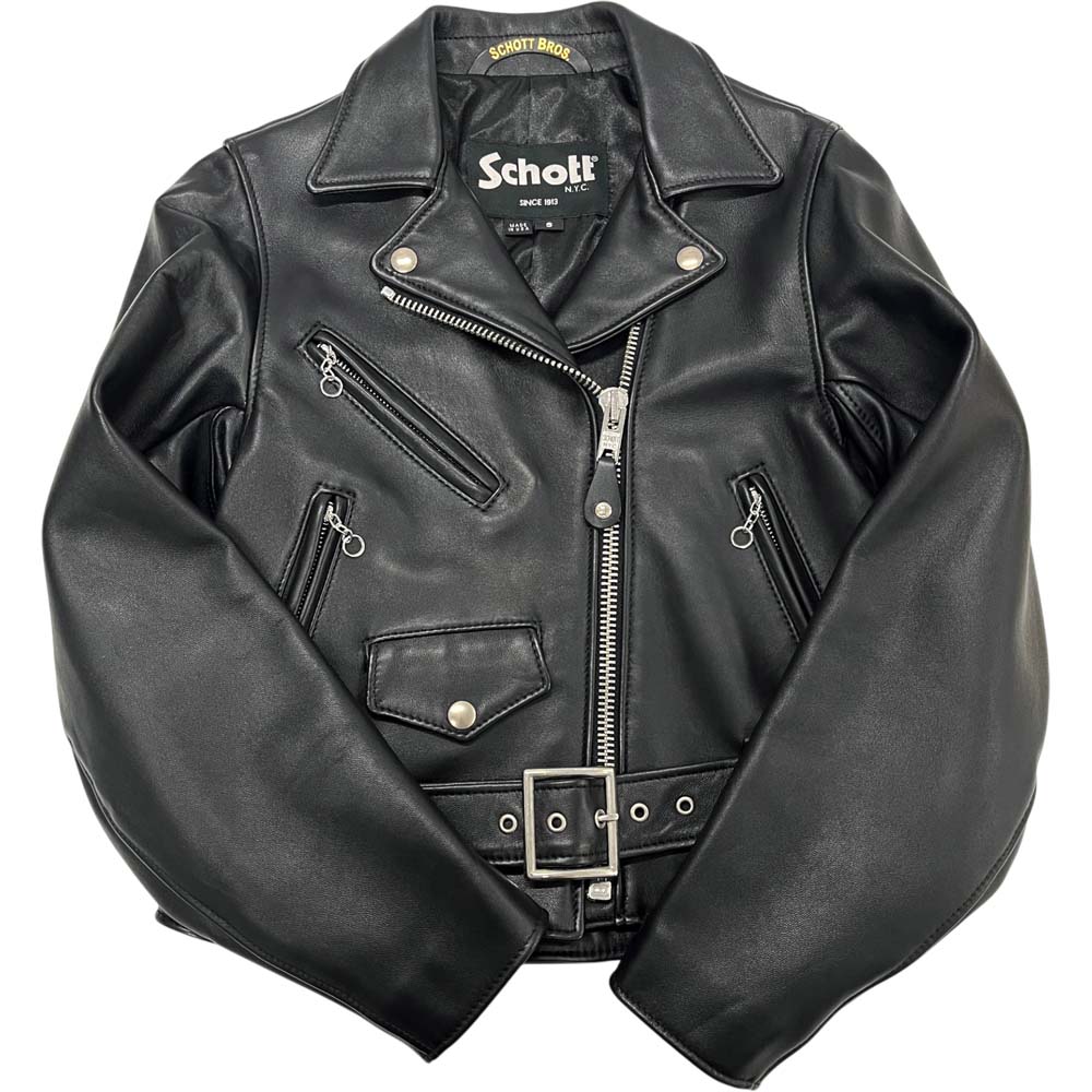 山形 ショット（Schott）質入】 7639 ダブルライダースジャケットの質