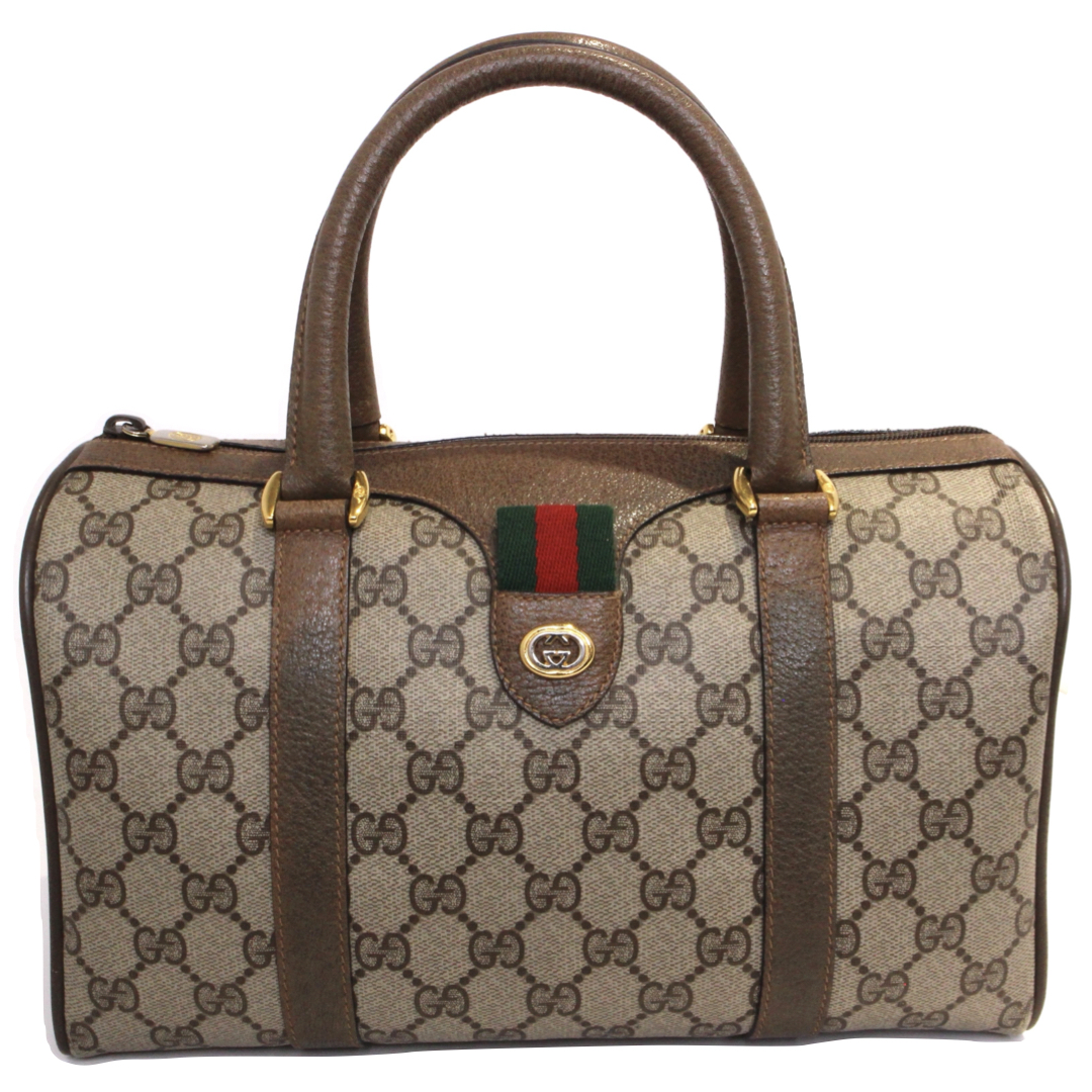 GUCCI グッチ ボストン型 ハンドバッグ 40.02.006 GG 北βW