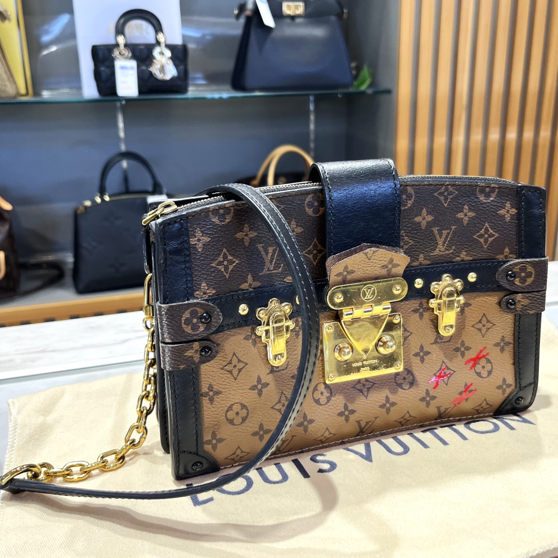 LOUIS VUITTON/ルイヴィトン モノグラム 買取】M43596 ソフトトランク