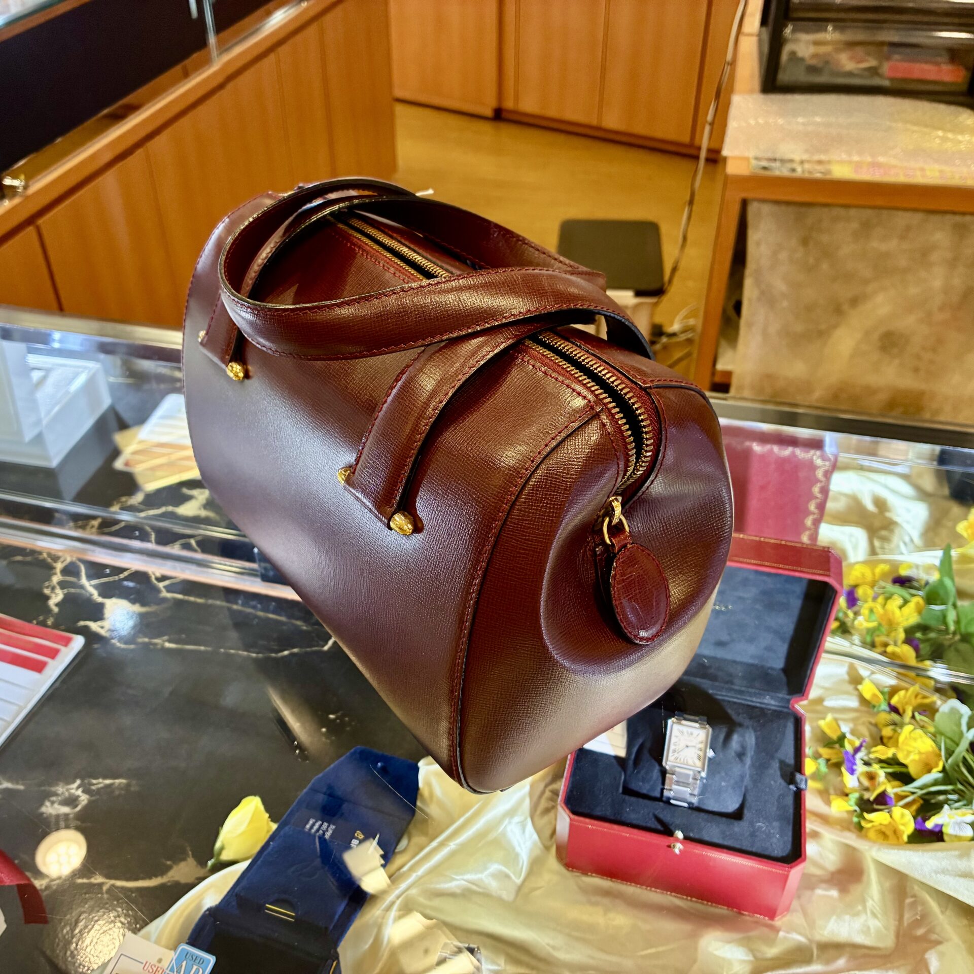 Cartier カルティエ マストライン ミニボストンを買取りました