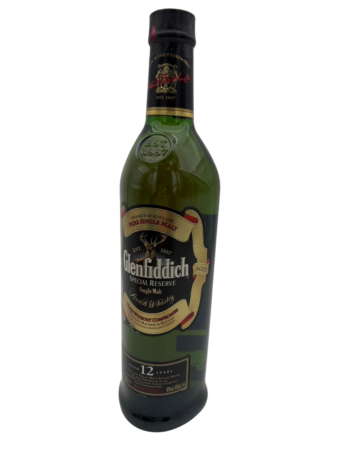 Whisky GIN 12本おまとめ超お買い得40%OFF ウイスキー Glenfiddich12年 SPECIAL RESERVE お買取りいたしました