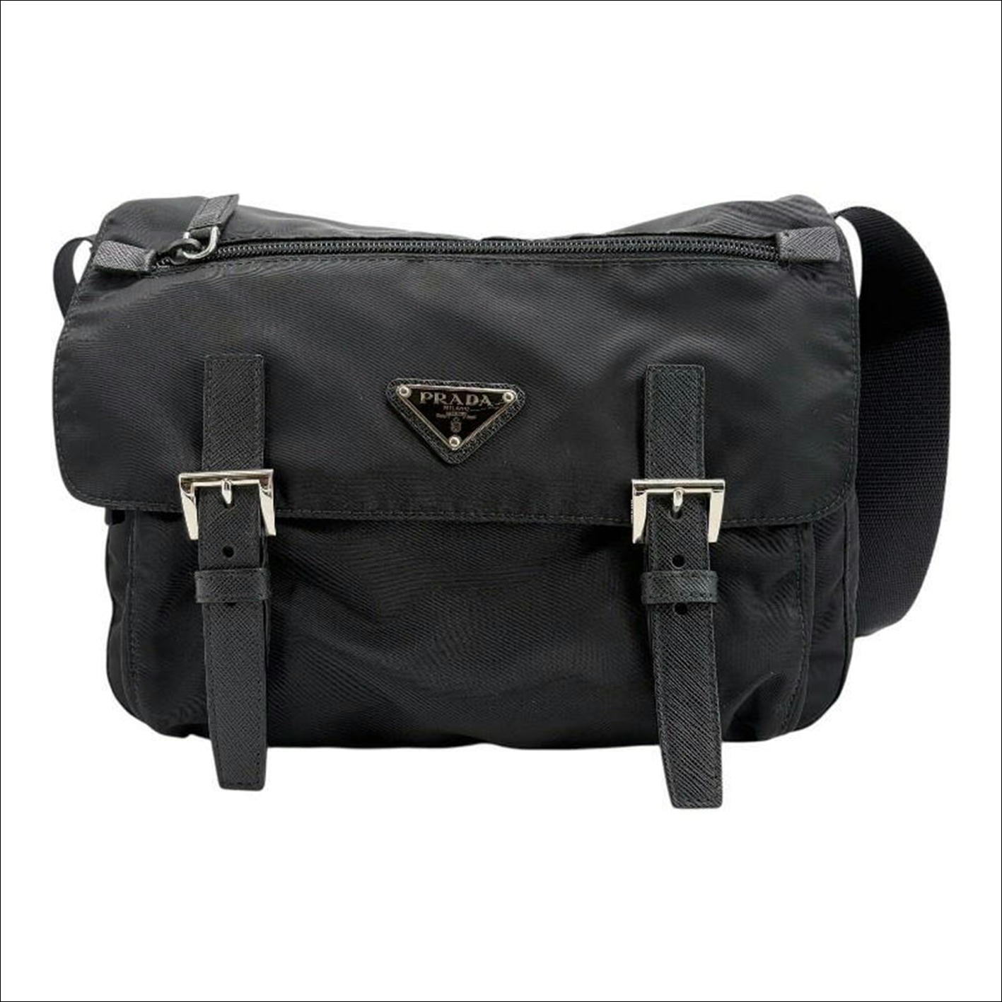 PRADA プラダ ナイロン 2wayショルダーバッグ ビジネスバッグ ブラック PRADA プラダ 中古品 USED-B 1BD953 2WAYハンドバッグ ナイロン