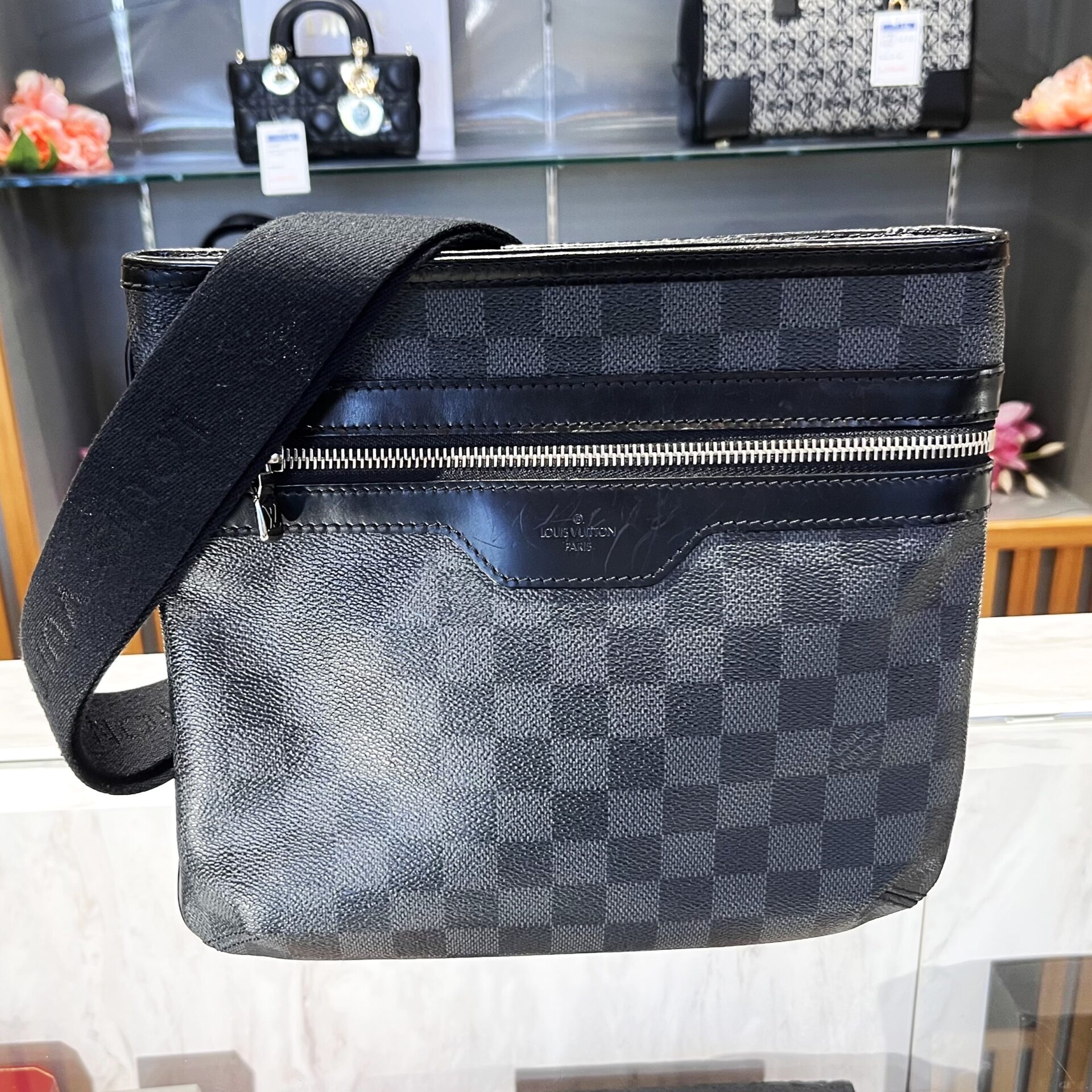 しんのすけ ルイヴィトン まとめ買い2点 ルイ・ヴィトン ショルダーバッグ買取 質預かり】ダミエグラフィット