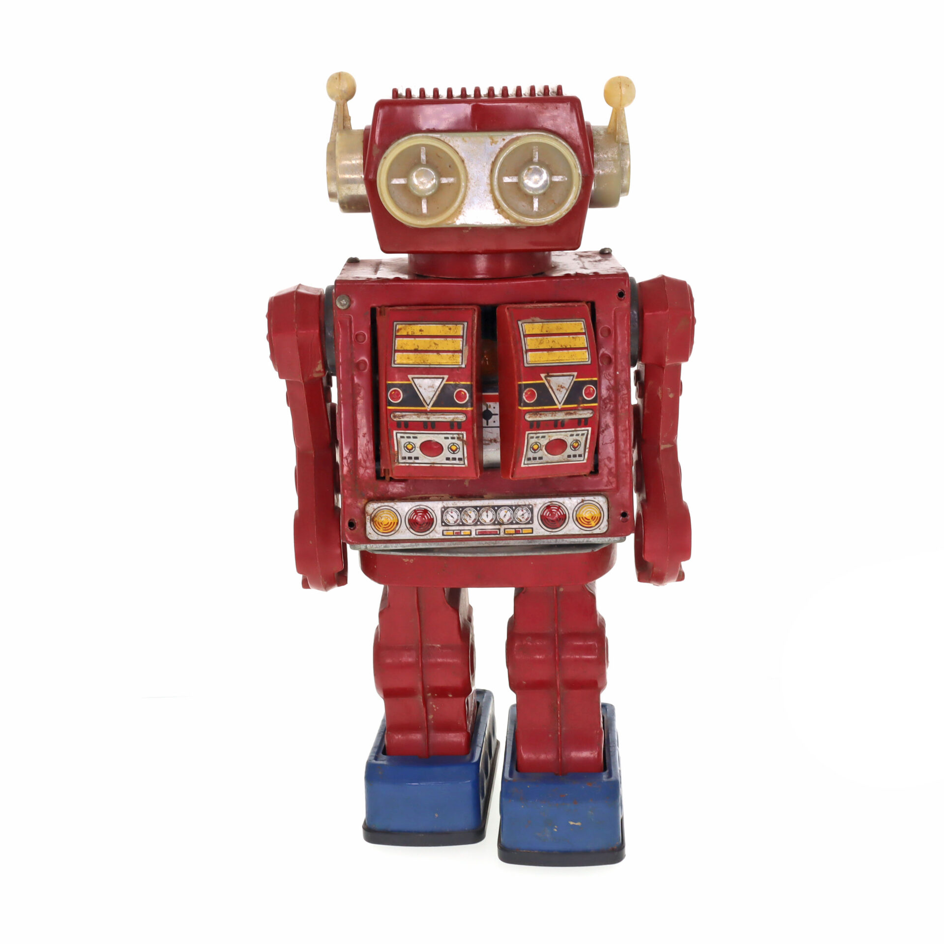 堀川玩具 ブリキ製 電動玩具 火星大王 ジャンボ ロボット 昭和レトロ