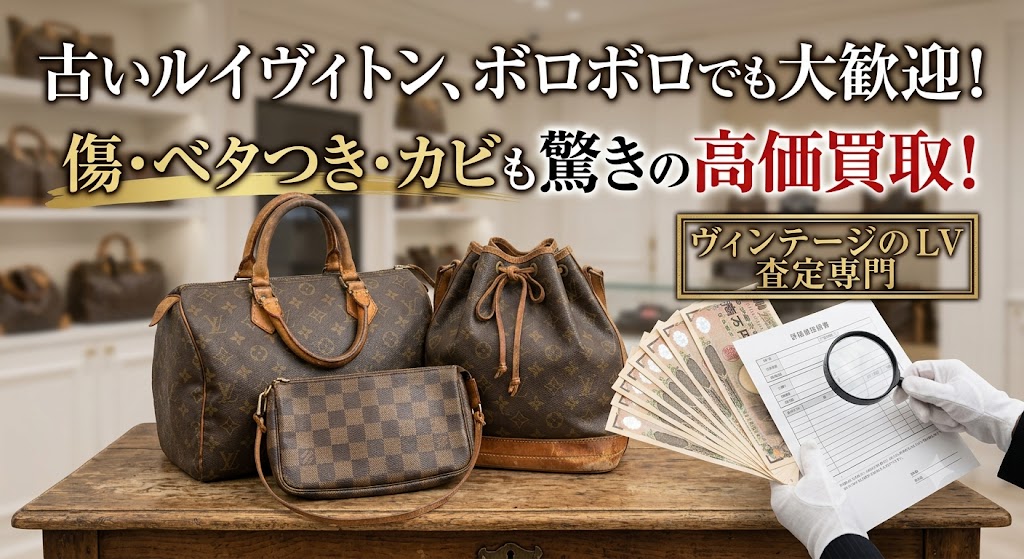鑑定士が解説】古いルイヴィトンが高く売れる理由✨ | お知らせ | 質屋