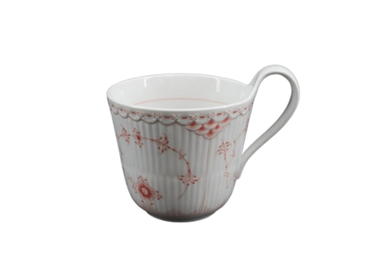 ロイヤルコペンハーゲンのコーラルフルーテッド ハーフレース ハイ