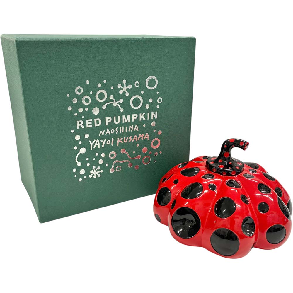 山形 草間彌生（Yayoi Kusama）買取】 レッドパンプキン 直島限定