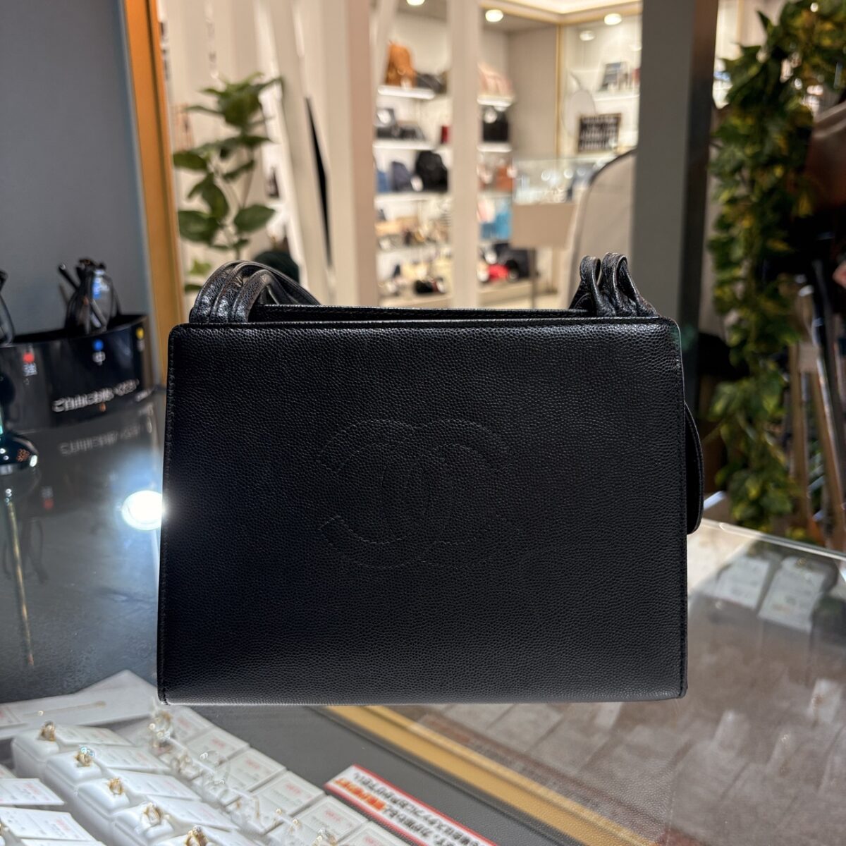 CHANEL ココマーク ビンテージ バッグブラック