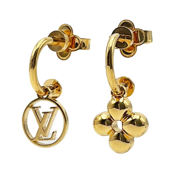 LOUIS VUITTON (ルイ・ヴィトン) M64859 ピアス・ブルーミング モノグラム フラワー